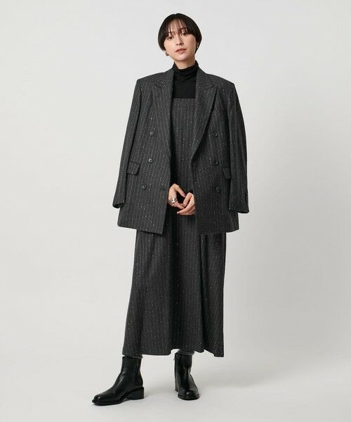 UNITED ARROWS / ユナイテッドアローズ テーラードジャケット | ダブルブレスト ストライプ ジャケット | 詳細5