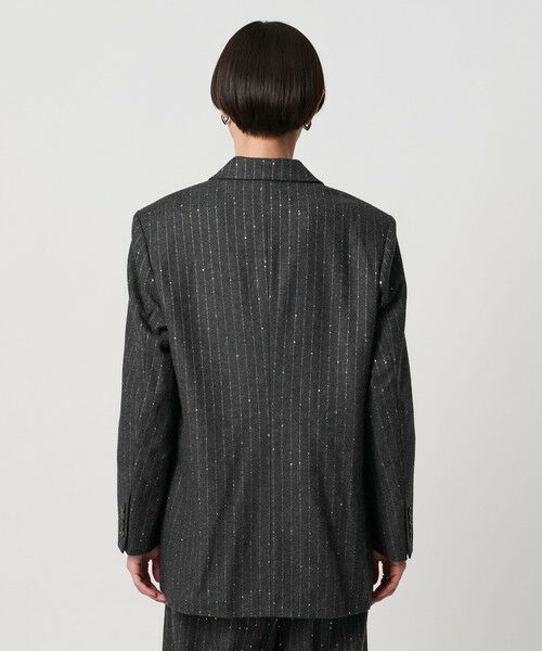 UNITED ARROWS / ユナイテッドアローズ テーラードジャケット | ダブルブレスト ストライプ ジャケット | 詳細8