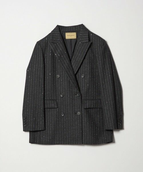 UNITED ARROWS / ユナイテッドアローズ テーラードジャケット | ダブルブレスト ストライプ ジャケット | 詳細9