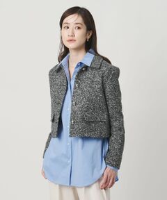 UNITED ARROWS / ユナイテッドアローズ テーラードジャケット | シルクネップ ツイードライク ジャケット