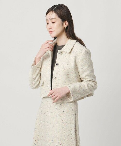 UNITED ARROWS / ユナイテッドアローズ テーラードジャケット | シルクネップ ツイードライク ジャケット | 詳細1