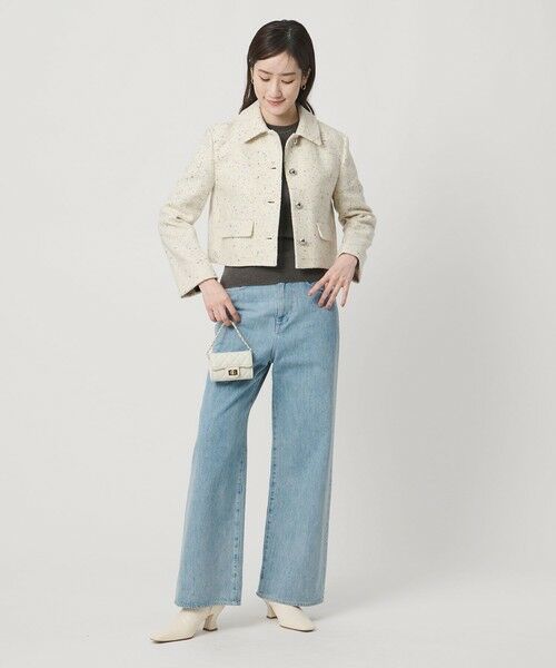 UNITED ARROWS / ユナイテッドアローズ テーラードジャケット | シルクネップ ツイードライク ジャケット | 詳細4