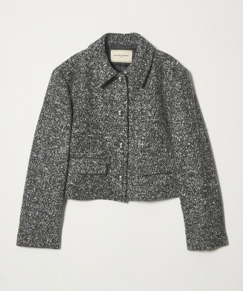 UNITED ARROWS / ユナイテッドアローズ テーラードジャケット | シルクネップ ツイードライク ジャケット | 詳細17