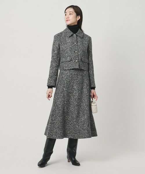 UNITED ARROWS / ユナイテッドアローズ テーラードジャケット | シルクネップ ツイードライク ジャケット | 詳細12