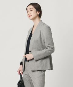 UNITED ARROWS / ユナイテッドアローズ ノーカラージャケット | ツイードライク ノーカラージャケット