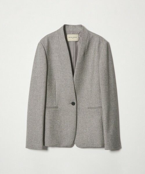 UNITED ARROWS / ユナイテッドアローズ ノーカラージャケット | ツイードライク ノーカラージャケット | 詳細8