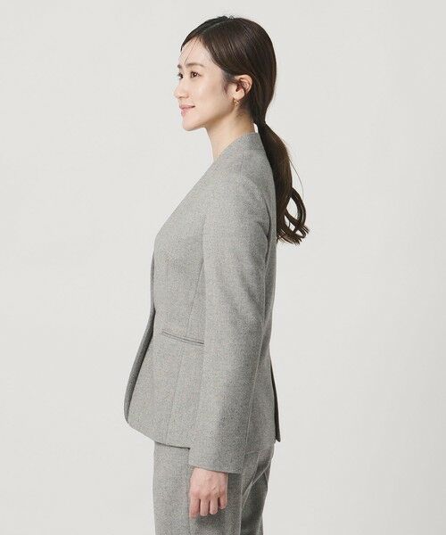 UNITED ARROWS / ユナイテッドアローズ ノーカラージャケット | ツイードライク ノーカラージャケット | 詳細6