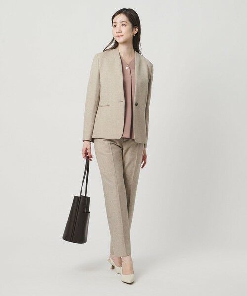 UNITED ARROWS / ユナイテッドアローズ ノーカラージャケット | ツイードライク ノーカラージャケット | 詳細16