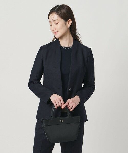 UNITED ARROWS / ユナイテッドアローズ ノーカラージャケット | ツイードライク ノーカラージャケット | 詳細24