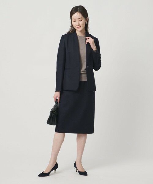 UNITED ARROWS / ユナイテッドアローズ ノーカラージャケット | ツイードライク ノーカラージャケット | 詳細27