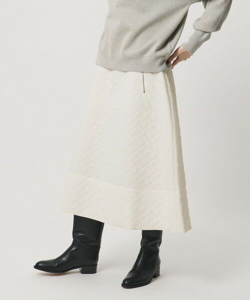 UNITED ARROWS / ユナイテッドアローズ ロング・マキシ丈スカート | ダイヤ キルト フレア スカート | 詳細1