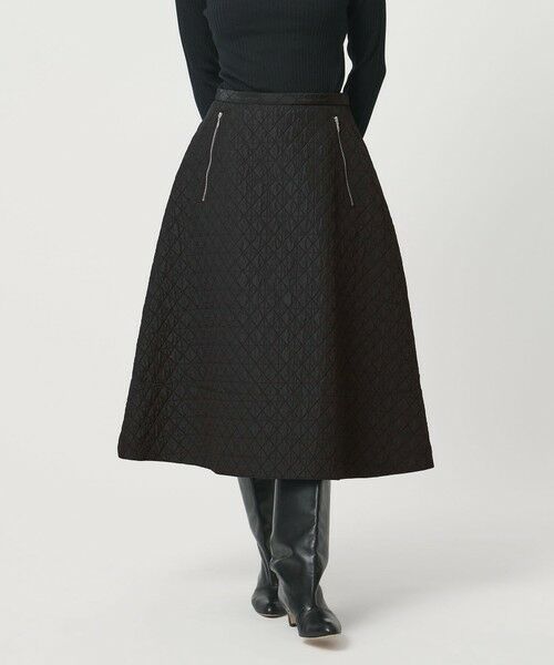UNITED ARROWS / ユナイテッドアローズ ロング・マキシ丈スカート | ダイヤ キルト フレア スカート | 詳細7