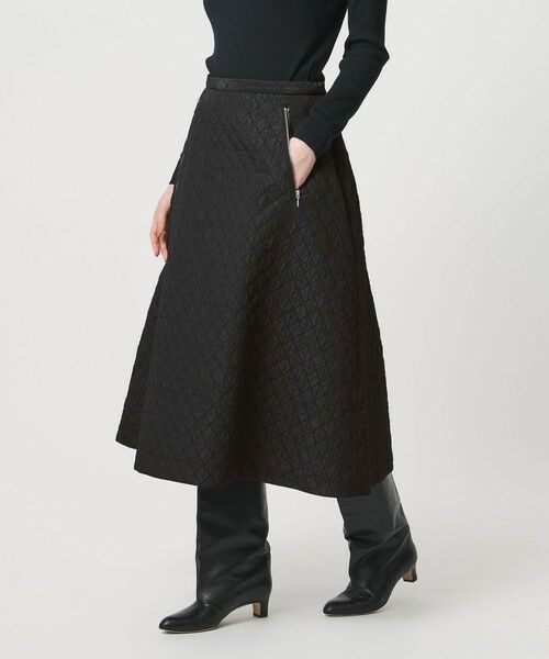 UNITED ARROWS / ユナイテッドアローズ ロング・マキシ丈スカート | ダイヤ キルト フレア スカート | 詳細8