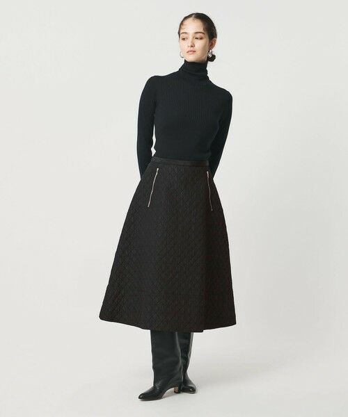UNITED ARROWS / ユナイテッドアローズ ロング・マキシ丈スカート | ダイヤ キルト フレア スカート | 詳細9