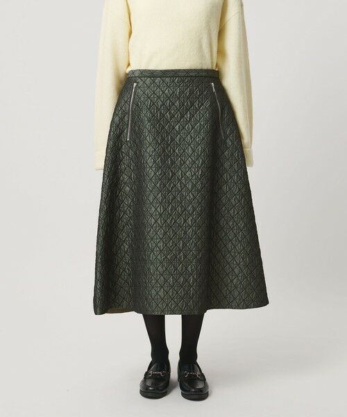 UNITED ARROWS / ユナイテッドアローズ ロング・マキシ丈スカート | ダイヤ キルト フレア スカート | 詳細19