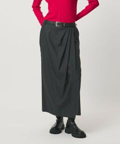 UNITED ARROWS / ユナイテッドアローズ ミニ・ひざ丈スカート | ドレープ アシンメトリー ロング スカート