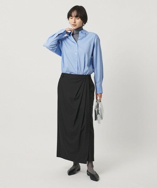 UNITED ARROWS / ユナイテッドアローズ ミニ・ひざ丈スカート | ドレープ アシンメトリー ロング スカート | 詳細2