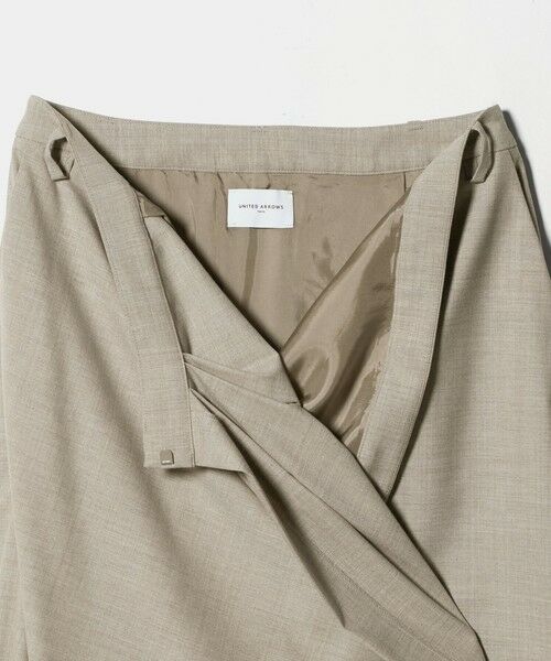 UNITED ARROWS / ユナイテッドアローズ ミニ・ひざ丈スカート | ドレープ アシンメトリー ロング スカート | 詳細18