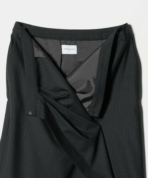 UNITED ARROWS / ユナイテッドアローズ ミニ・ひざ丈スカート | ドレープ アシンメトリー ロング スカート | 詳細28