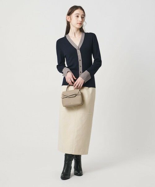 UNITED ARROWS / ユナイテッドアローズ ミニ・ひざ丈スカート | スエードライク タイトスカート ‐ウォッシャブル‐ | 詳細1