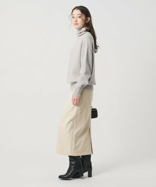 UNITED ARROWS / ユナイテッドアローズ ミニ・ひざ丈スカート | スエードライク タイトスカート ‐ウォッシャブル‐ | 詳細4