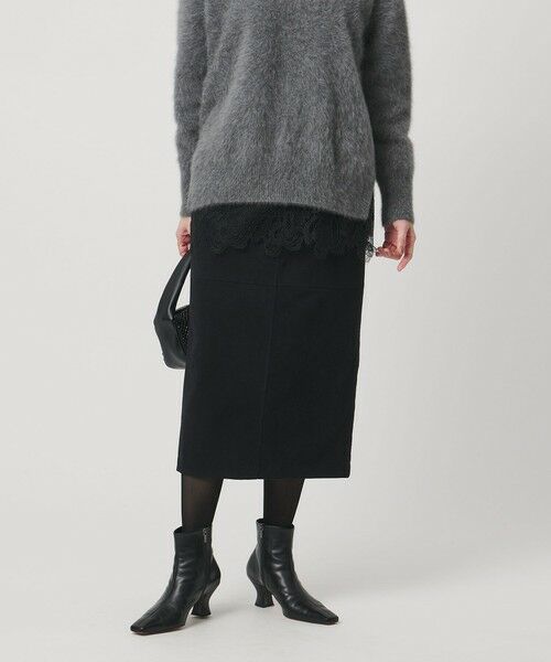 UNITED ARROWS / ユナイテッドアローズ ミニ・ひざ丈スカート | スエードライク タイトスカート ‐ウォッシャブル‐ | 詳細5