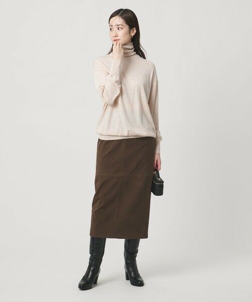 UNITED ARROWS / ユナイテッドアローズ ミニ・ひざ丈スカート | スエードライク タイトスカート ‐ウォッシャブル‐ | 詳細10