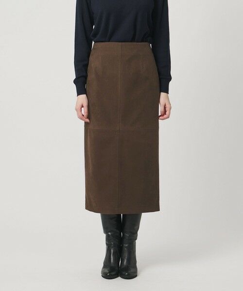 UNITED ARROWS / ユナイテッドアローズ ミニ・ひざ丈スカート | スエードライク タイトスカート ‐ウォッシャブル‐ | 詳細12