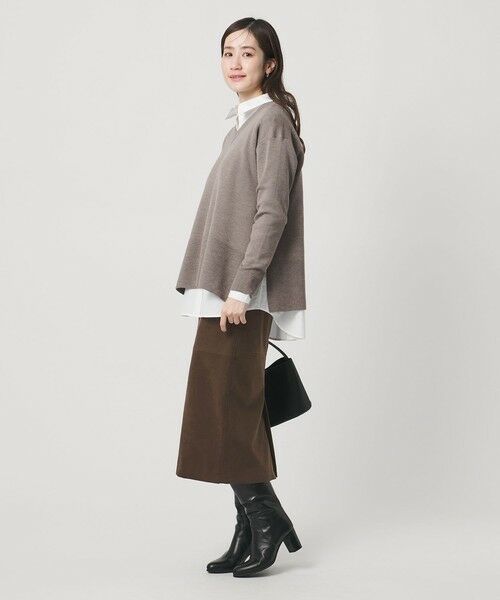 UNITED ARROWS / ユナイテッドアローズ ミニ・ひざ丈スカート | スエードライク タイトスカート ‐ウォッシャブル‐ | 詳細8