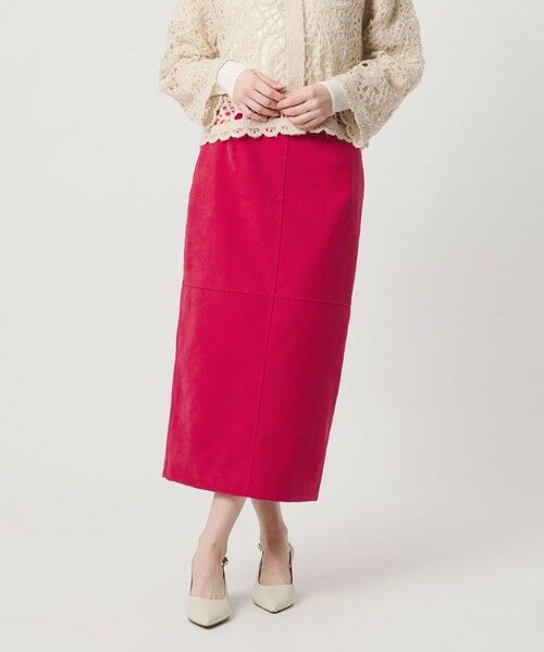 UNITED ARROWS / ユナイテッドアローズ ミニ・ひざ丈スカート | スエードライク タイトスカート ‐ウォッシャブル‐ | 詳細29