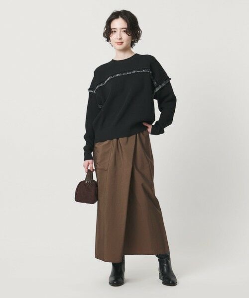 UNITED ARROWS / ユナイテッドアローズ ロング・マキシ丈スカート | MANTECO パッチポケット タイト スカート ‐ウォッシャブル‐ | 詳細11