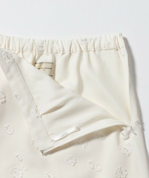 UNITED ARROWS / ユナイテッドアローズ ミニ・ひざ丈スカート | サテン フラワー ジャガード ロングスカート | 詳細7