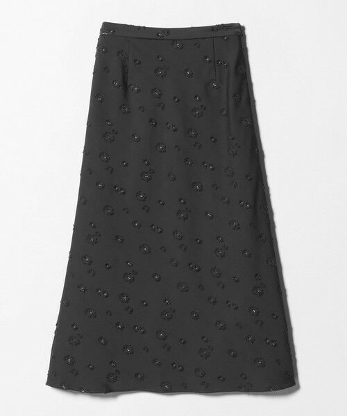 UNITED ARROWS / ユナイテッドアローズ ミニ・ひざ丈スカート | サテン フラワー ジャガード ロングスカート | 詳細20