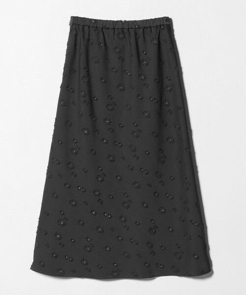 UNITED ARROWS / ユナイテッドアローズ ミニ・ひざ丈スカート | サテン フラワー ジャガード ロングスカート | 詳細21