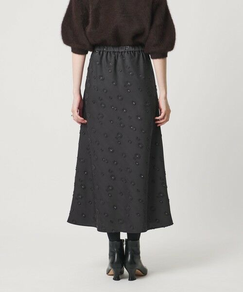 UNITED ARROWS / ユナイテッドアローズ ミニ・ひざ丈スカート | サテン フラワー ジャガード ロングスカート | 詳細19