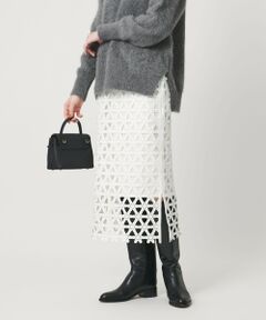 UNITED ARROWS / ユナイテッドアローズ ロング・マキシ丈スカート | コード  エンブロイダリー タイトスカート