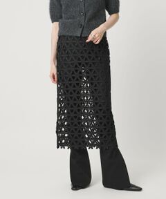 UNITED ARROWS / ユナイテッドアローズ ロング・マキシ丈スカート | コード  エンブロイダリー タイトスカート