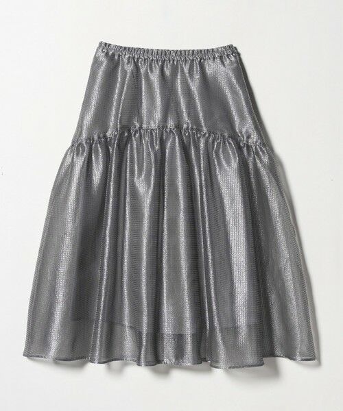 UNITED ARROWS / ユナイテッドアローズ ミニ・ひざ丈スカート | スケルトン シャイン ジャガード スカート ‐ウォッシャブル‐ | 詳細6