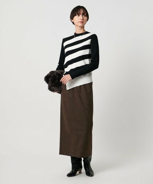UNITED ARROWS / ユナイテッドアローズ ロング・マキシ丈スカート | スエード ライク タイト スカート | 詳細6