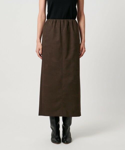 UNITED ARROWS / ユナイテッドアローズ ロング・マキシ丈スカート | スエード ライク タイト スカート | 詳細8