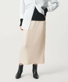 UNITED ARROWS / ユナイテッドアローズ ミニ・ひざ丈スカート | スパンコール Iライン スカート