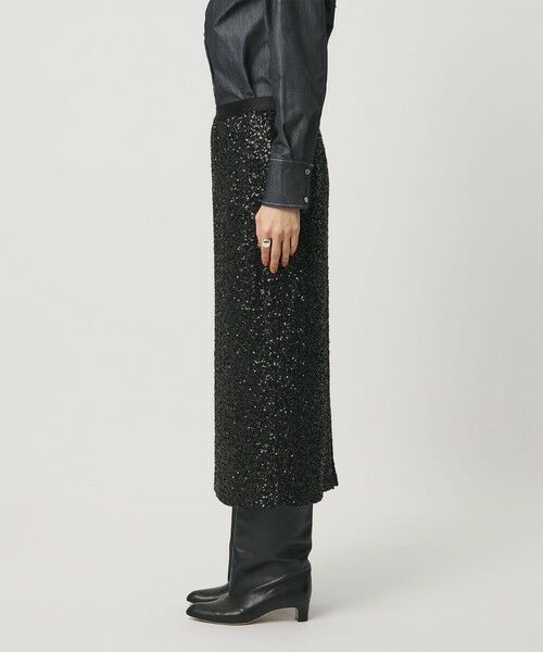 UNITED ARROWS / ユナイテッドアローズ ミニ・ひざ丈スカート | スパンコール Iライン スカート | 詳細13