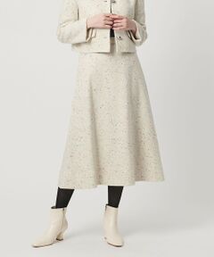 UNITED ARROWS / ユナイテッドアローズ ミニ・ひざ丈スカート | シルクネップ ツイードライク スカート