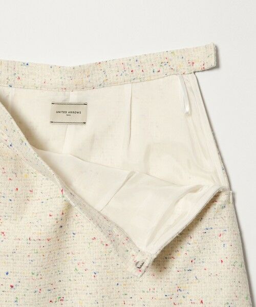 UNITED ARROWS / ユナイテッドアローズ ミニ・ひざ丈スカート | シルクネップ ツイードライク スカート | 詳細6