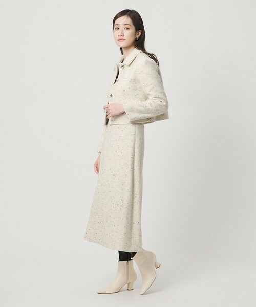 UNITED ARROWS / ユナイテッドアローズ ミニ・ひざ丈スカート | シルクネップ ツイードライク スカート | 詳細3