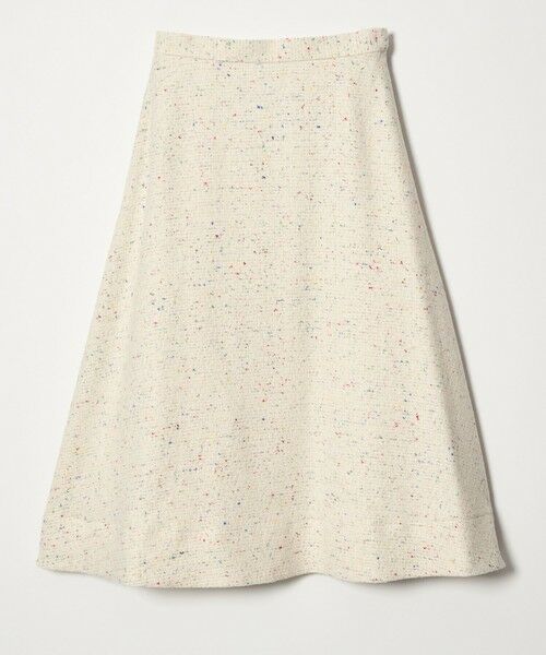 UNITED ARROWS/ユナイテッドアローズ シルクネップ ツイード スカート OFF WHITE XS（34）