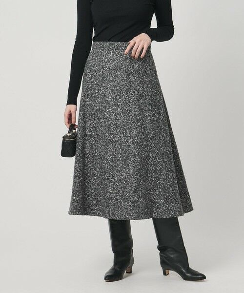 UNITED ARROWS / ユナイテッドアローズ ミニ・ひざ丈スカート | シルクネップ ツイードライク スカート | 詳細8