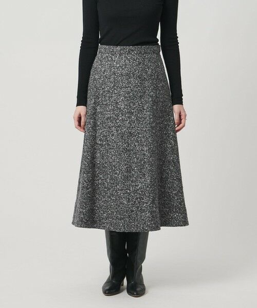 UNITED ARROWS / ユナイテッドアローズ ミニ・ひざ丈スカート | シルクネップ ツイードライク スカート | 詳細11