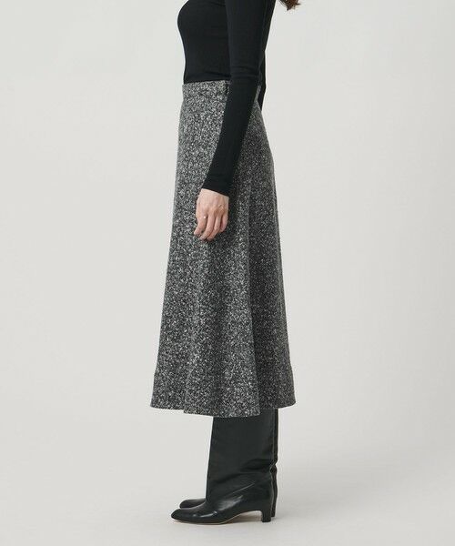 UNITED ARROWS / ユナイテッドアローズ ミニ・ひざ丈スカート | シルクネップ ツイードライク スカート | 詳細12