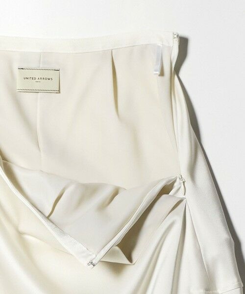 UNITED ARROWS / ユナイテッドアローズ ミニ・ひざ丈スカート | サテン コクーン スカート ‐ウォッシャブル‐ | 詳細6